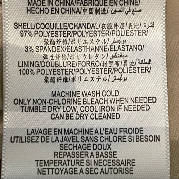 Max & Cleo Cream Black Satin Dress Size 2 - Picture 11 of 15